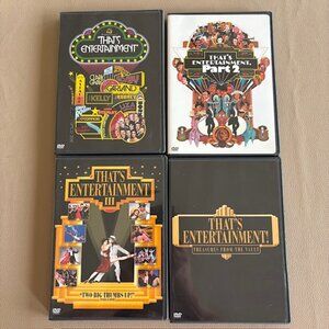 Thats Entertainment Complete Collection 4 Disc Collector’s Edition 2004 DVD Gift